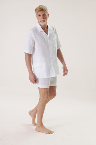 Pure Linen Short Pajama Set