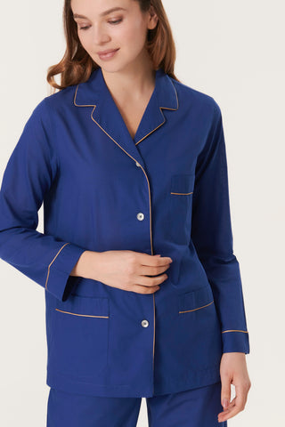 Ultra-Light Cotton Pajama Set - Persian Blue