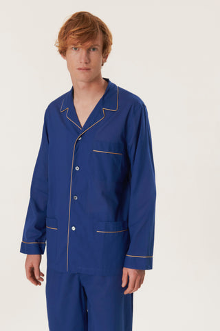 Ultra-Light Cotton Pajama Set - Persian Blue