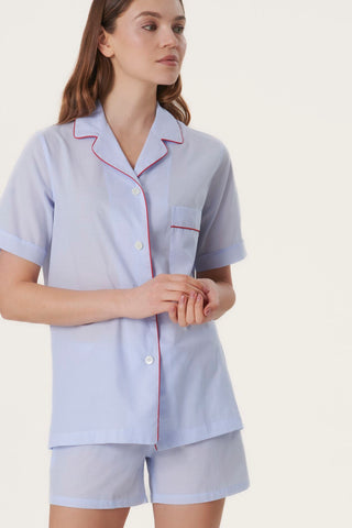 Cotton Voile Short Pajama Set