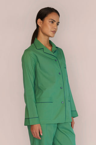 Ultra-Light Cotton Pajama Set - Kelly Green