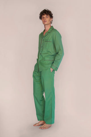 Ultra-Light Cotton Pajama Set - Kelly Green