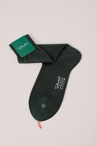 Fine Cotton Lisle Socks - Mid-Calf