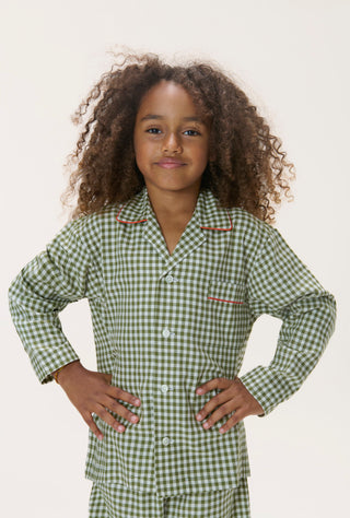 Checkered Flannel Pajama Set