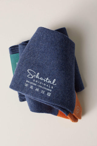 Cotton-Cashmere Socks - Mid-Calf