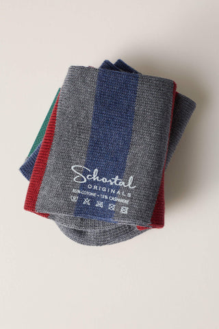 Cotton-Cashmere Socks - Over-the-Calf