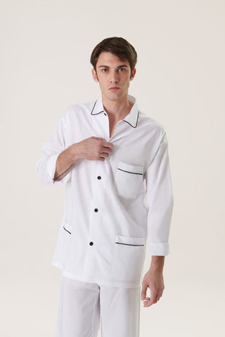Cotton Pajama Set - Simply White