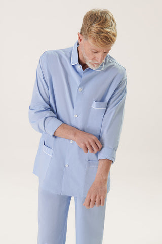 Cotton Pajama Set - Sky