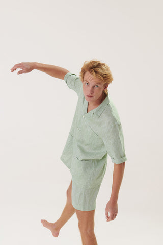 Pure Linen Short Pajama Set