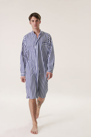 Striped Fine Cotton Nightshirt