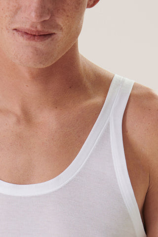 Vintage Cotton Lisle Sleeveless Top
