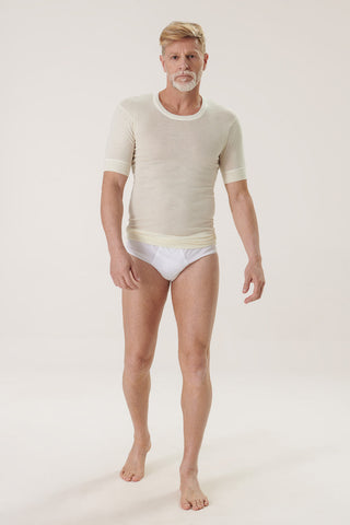 Vintage Half-Sleeve Wool T-Shirt