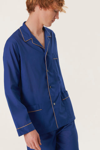 Ultra-Light Cotton Pajama Set - Persian Blue