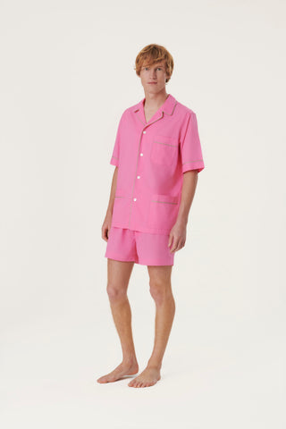 Ultra-Light Cotton Short Pajama Set - Candy Pink