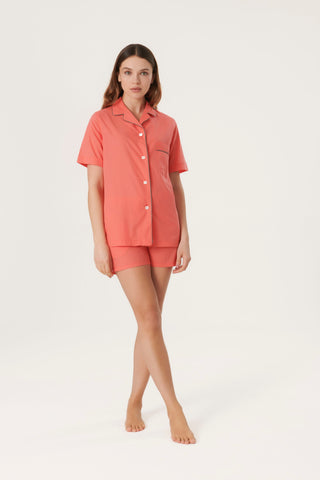 Cotton Voile Short Pajama Set