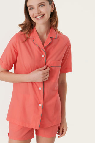 Cotton Voile Short Pajama Set