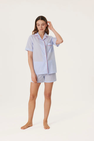 Cotton Voile Short Pajama Set