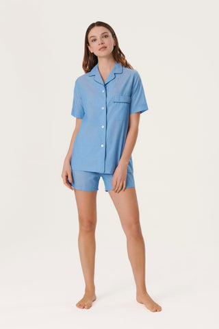 Cotton Voile Short Pajama Set