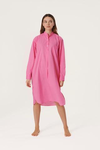 Ultra-Light Cotton Nightshirt - Candy Pink