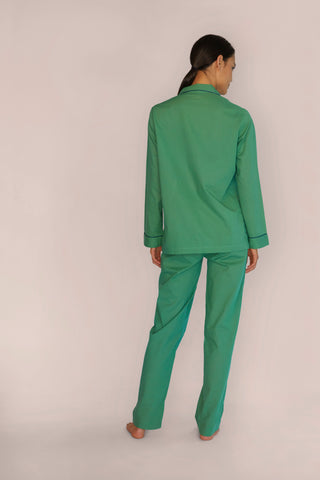 Ultra-Light Cotton Pajama Set - Kelly Green