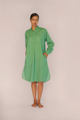 Ultra-Light Cotton Nightshirt - Kelly Green