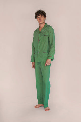 Ultra-Light Cotton Pajama Set - Kelly Green