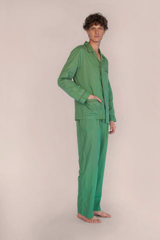 Ultra-Light Cotton Pajama Set - Kelly Green