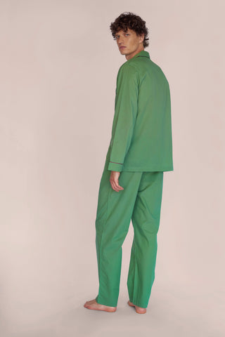 Ultra-Light Cotton Pajama Set - Kelly Green