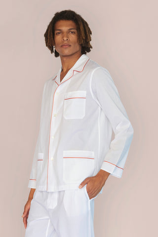 Ultra-Light Cotton Pajama Set - Chalk White