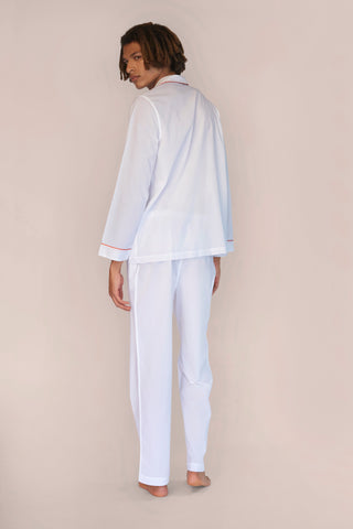 Ultra-Light Cotton Pajama Set - Chalk White