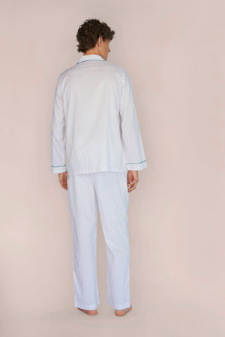 Ultra-Light Cotton Pajama Set - Striped - Beige