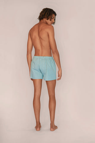 Cotton Boxers - Gingham - Kelly Green