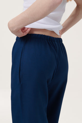 Premium Cotton Flannel Lounge Pants - Navy Blue