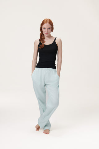 Premium Cotton Flannel Lounge Pants - Peppermint