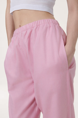 Premium Cotton Flannel Lounge Pants - Rose
