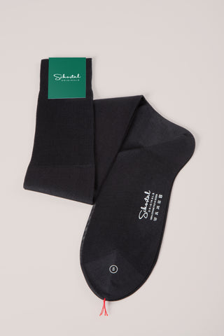 Fine Cotton Lisle Socks - Over-the-Calf