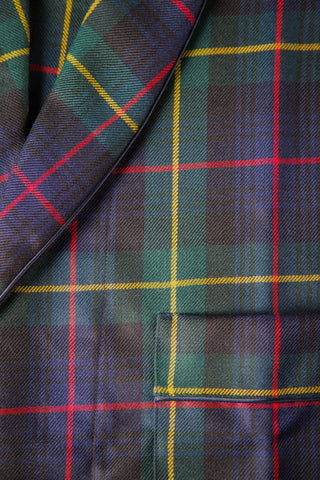 Merino Wool Tartan Robe