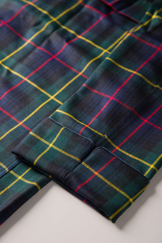 Merino Wool Tartan Robe
