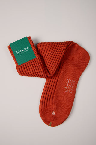 Premium Pima Cotton Ribbed Socks - Mid-Calf