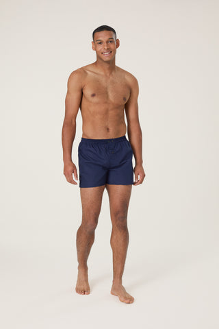 Cotton Boxers - Midnight Blue
