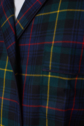 Merino Wool Tartan Robe