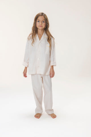Soft Striped Cotton Pajama Set