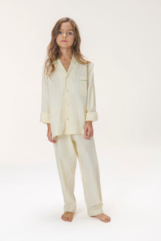 Soft Striped Cotton Pajama Set