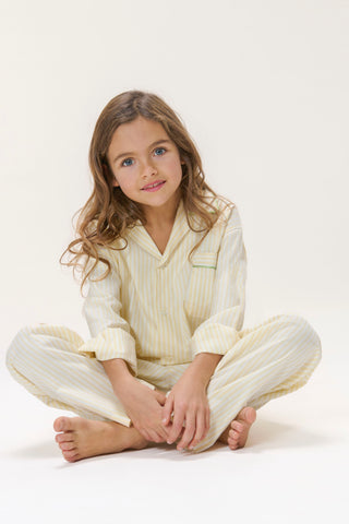 Soft Striped Cotton Pajama Set