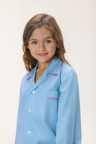 Gingham Cotton Pajama Set