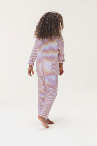 Striped Cotton Voile Pajama Set