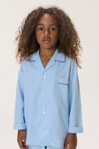 Gingham Cotton Pajama Set