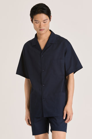 Cotton Short Pajama Set - Black