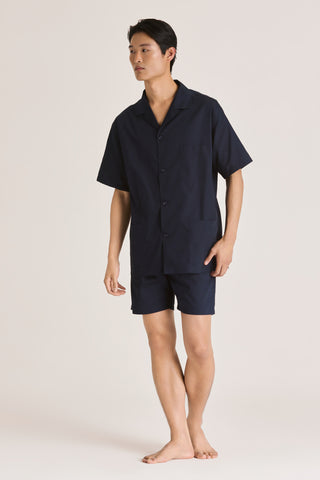 Cotton Short Pajama Set - Black