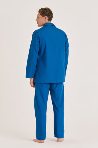 Cotton Pajama Set - Cobalt Blue